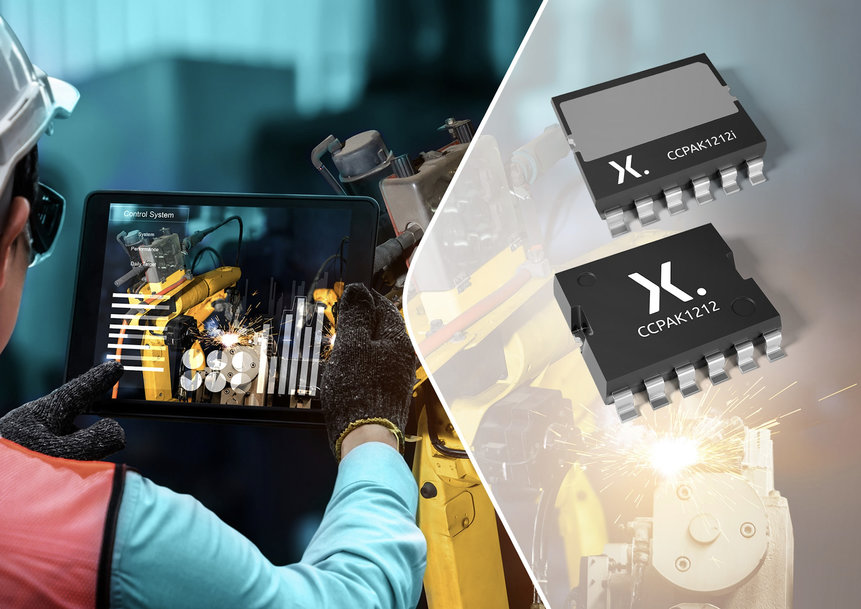 Nexperia now offers GaN FETs in compact SMD packaging CCPAK for industrial and renewable energy applications